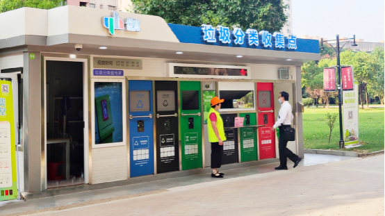 華展貓先生，垃圾分類(lèi)運(yùn)營(yíng)，社區(qū)垃圾分類(lèi)房
