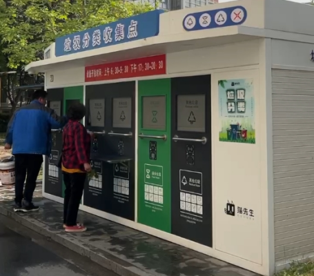 智能垃圾房,垃圾收集點(diǎn)，清潔屋,小區(qū)垃圾分類站生產(chǎn)廠家